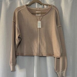 Aerie Cropped heavy long sleeve